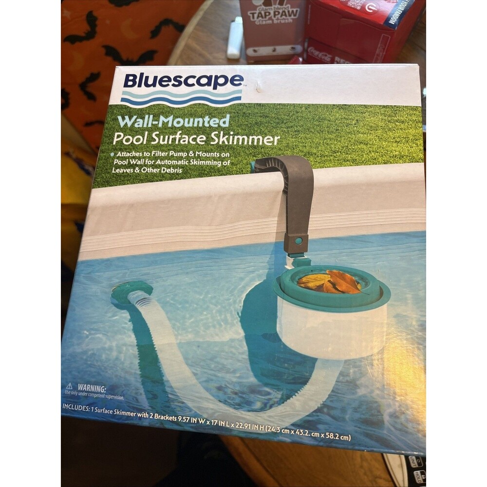 Bluescape Wall-Mounted Pool Surface Skimmer for Above Ground